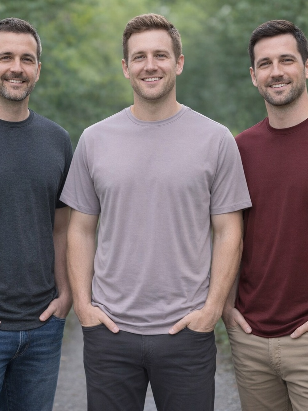 Athletic Works Men's Core Active Tee with Short Sleeves, Sizes M.